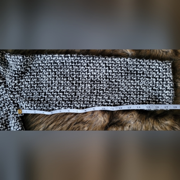 Chico's Acrylic Blend Black& White Blazer/ Jacket Size 0 (US S/4) - Picture 10 of 13